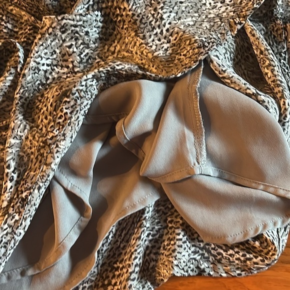 Hilary Radley M long sleeved dress with drawstring waist in snakeskin like print - Picture 9 of 9